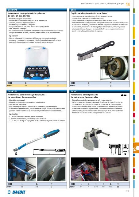 Catalogo de herramientas manuales - Unior