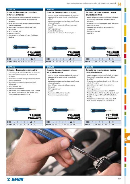 Catalogo de herramientas manuales - Unior