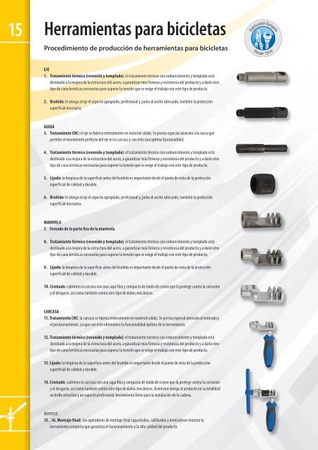 Catalogo de herramientas manuales - Unior