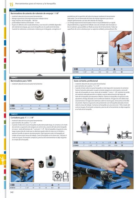 Catalogo de herramientas manuales - Unior