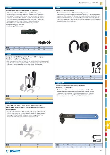 Catalogo de herramientas manuales - Unior