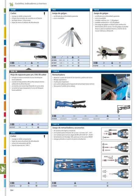 Catalogo de herramientas manuales - Unior