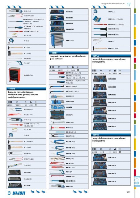 Catalogo de herramientas manuales - Unior