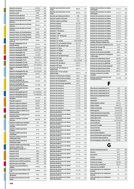 Catalogo de herramientas manuales - Unior