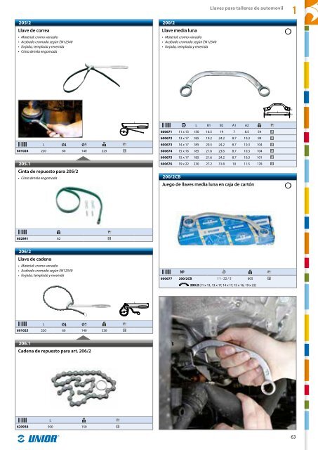 Catalogo de herramientas manuales - Unior