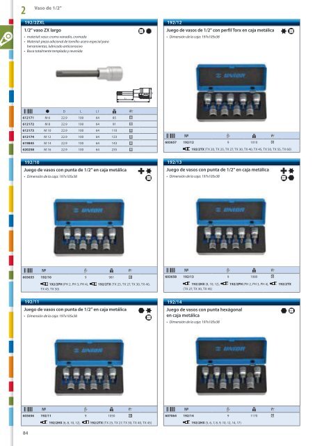 Catalogo de herramientas manuales - Unior