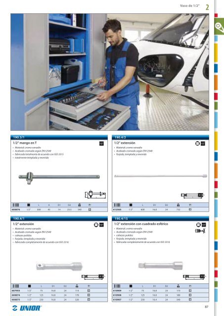 Catalogo de herramientas manuales - Unior