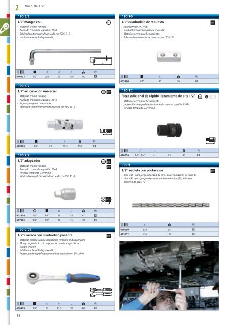 Catalogo de herramientas manuales - Unior