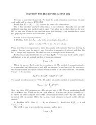 SOLUTION FOR HOMEWORK 3, STAT 4352 Welcome to your third ...