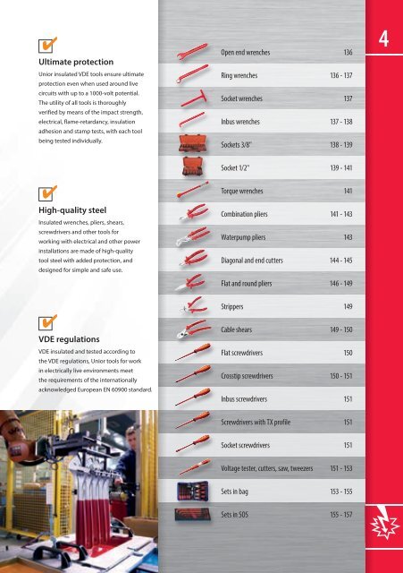 Hand tools catalogue - Unior