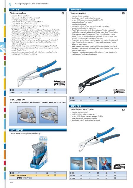 Hand tools catalogue - Unior