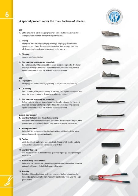 Hand tools catalogue - Unior