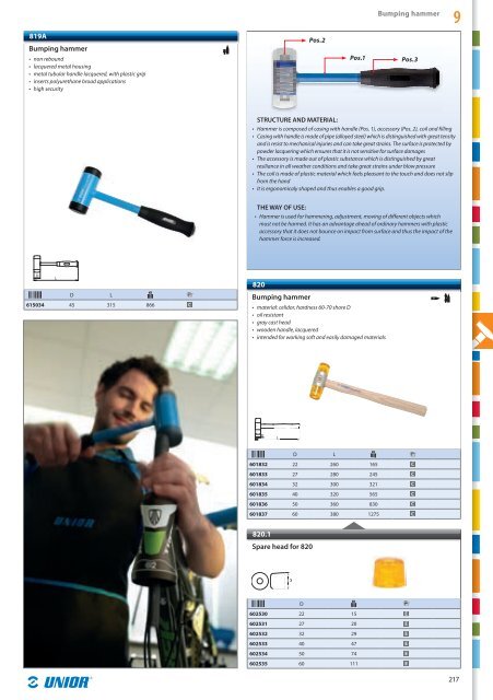 Hand tools catalogue - Unior