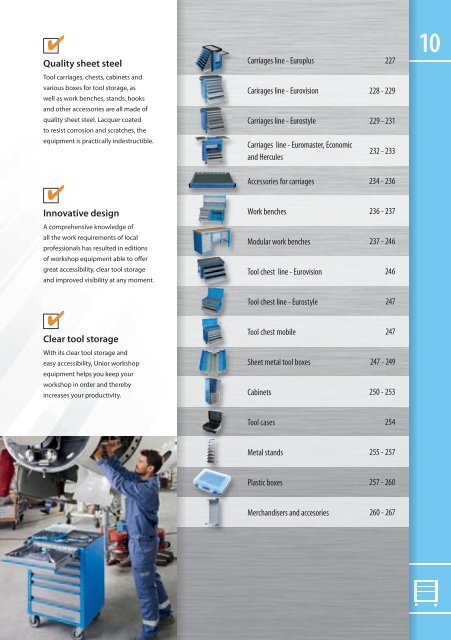 Hand tools catalogue - Unior