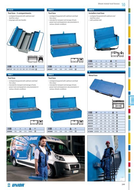 Hand tools catalogue - Unior