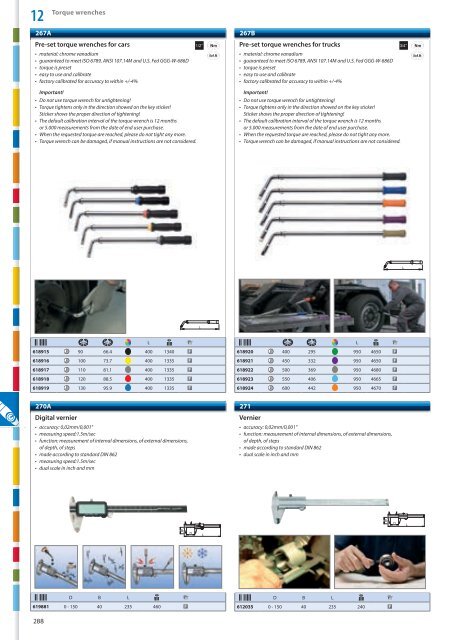 Hand tools catalogue - Unior