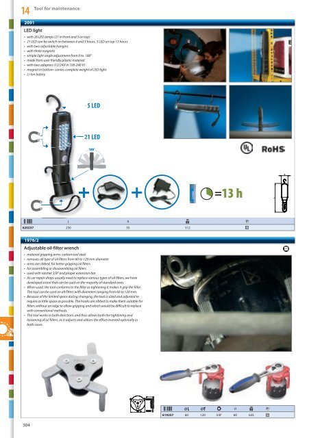 Hand tools catalogue - Unior