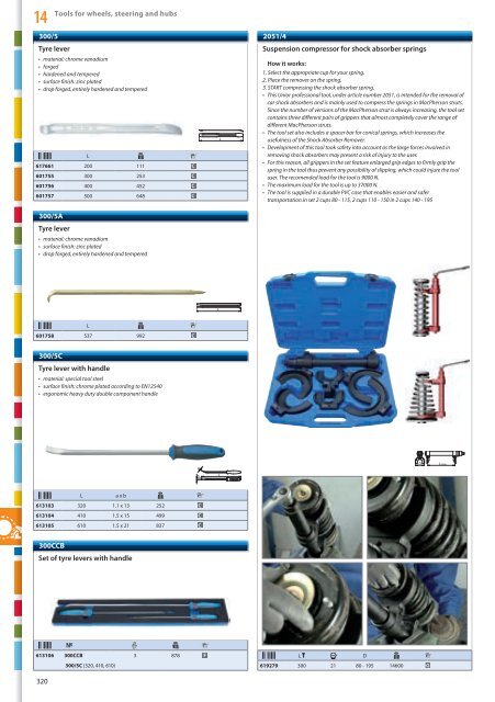 Hand tools catalogue - Unior