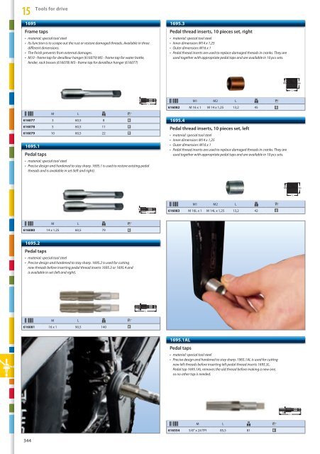 Hand tools catalogue - Unior