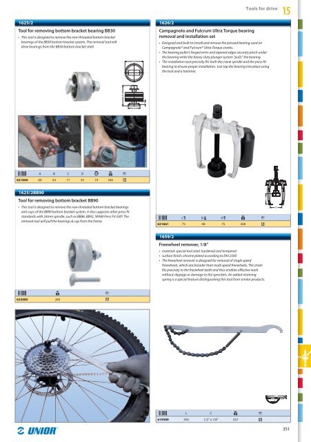 Hand tools catalogue - Unior