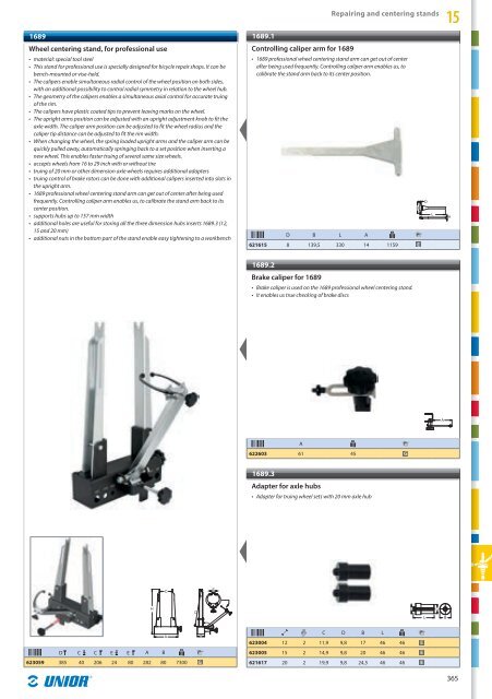 Hand tools catalogue - Unior