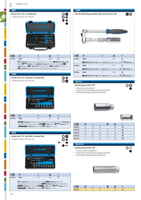 Hand tools catalogue - Unior