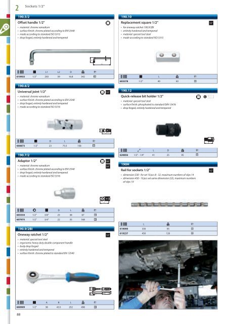 Hand tools catalogue - Unior