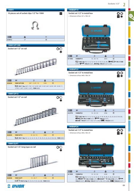 Hand tools catalogue - Unior