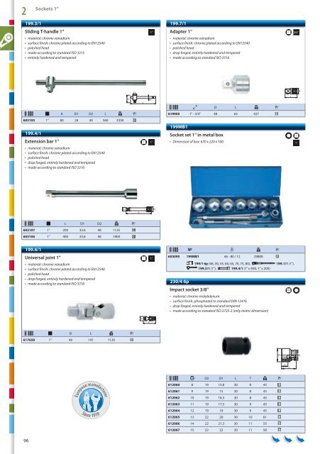 Hand tools catalogue - Unior