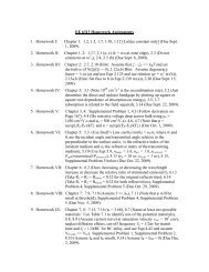 EE 6313 Homework Assignments 1. Homework I: Chapter 1: 1.2, 1.5 ...