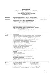 Zhonghua Qu - The University of Texas at Dallas