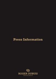 Press Information - Watchonista