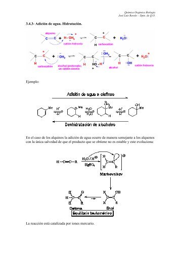 3.4.3- Adición de agua. Hidratación. Ejemplo: En el ... - Webgarden