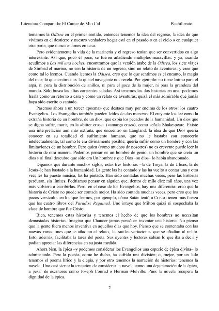 Literatura Comparada_El Cantar de Mío Cid .pdf - Webgarden