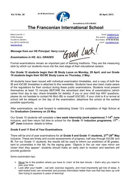 The Franconian International School