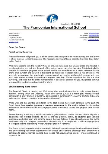 The Franconian International School