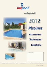 Piscines - Catalogue piscine en kit Unipool piscines et Fitness ...