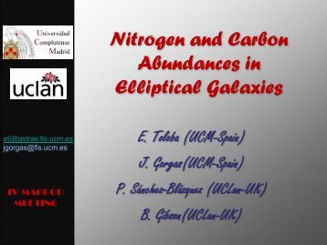 Nitrogen and Carbon Abundances in Elliptical Galaxies - magpop