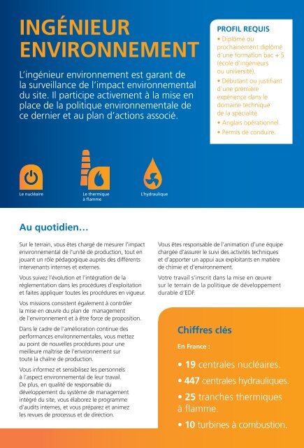 Télécharger la fiche métier - EdF