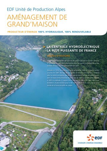 Aménagement de Grand'Maison (PDF 1268 Ko) - Energie EDF