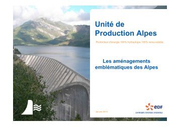 Unité de Production Alpes - Energie EDF