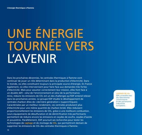 L'énergie thermique à flamme - EdF