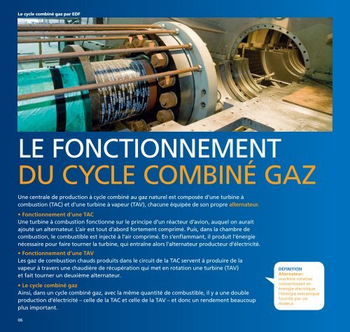Cycle combiné gaz - EdF