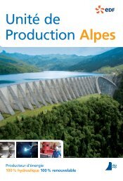 Télécharger la plaquette de présentation UP Alpes - Energie EDF