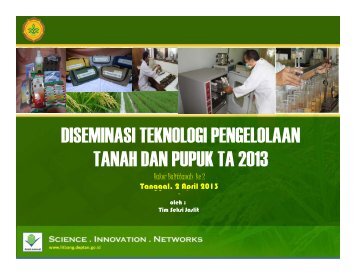 bahan berita website jaslit.pdf - Balai Penelitian Tanah