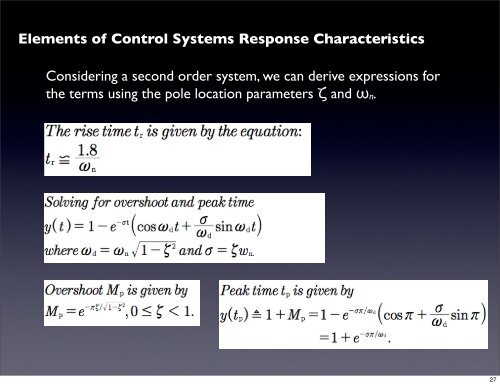 2012 METU Lecture 5 Control of Smart Systems - Department of ...