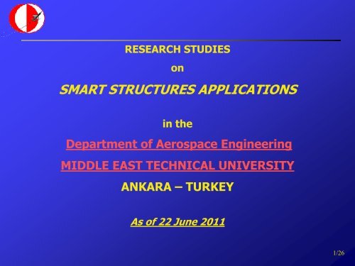 Active Vibration Control - Department of Aerospace Engineering ...