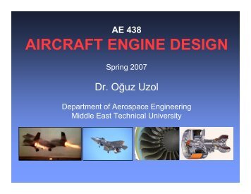 aircraft engine design - Department of Aerospace Engineering ...