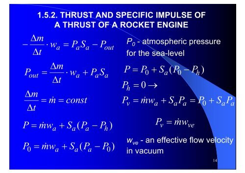 basic aspects of the theory of jet propulsion - Department of ...