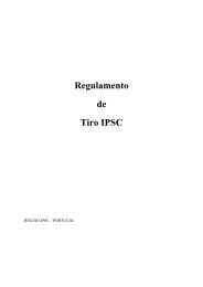 Regulamento de Tiro IPSC - Federação Portuguesa de Tiro
